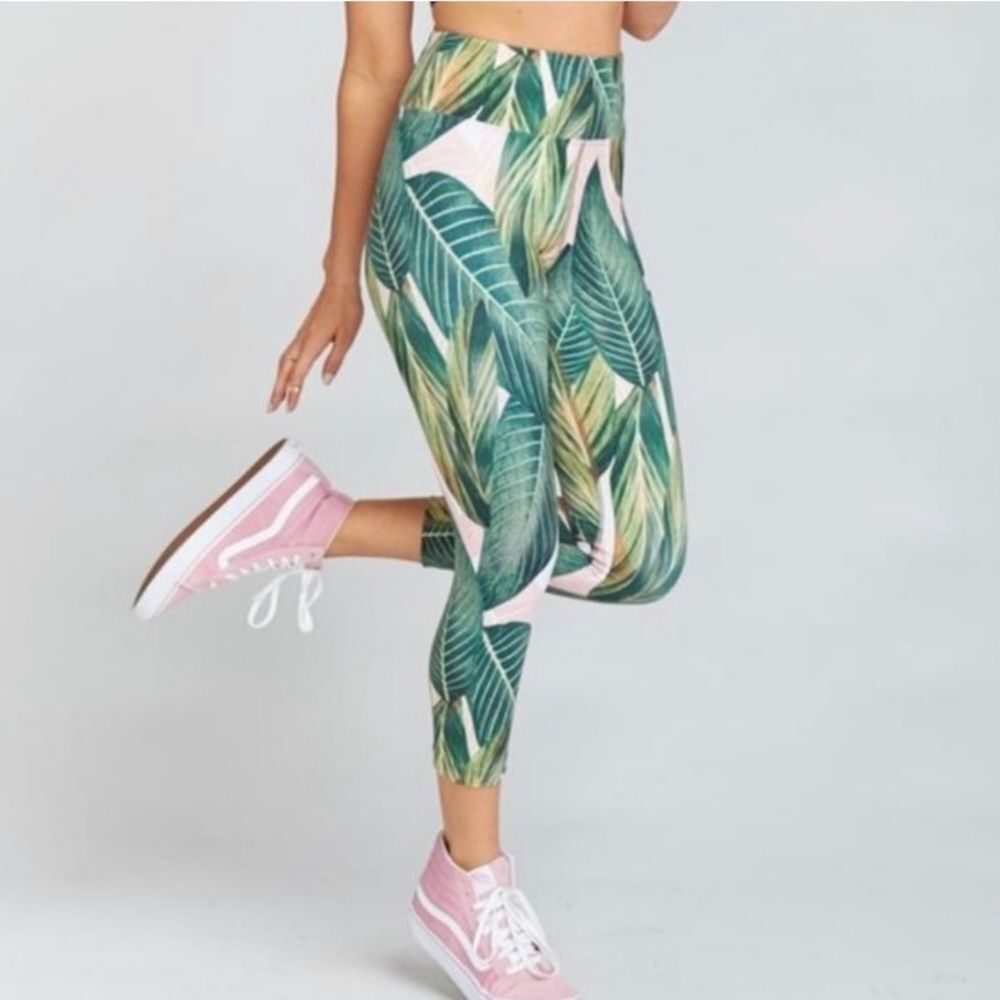 Show Me Your MuMu Peachy Palm Mumu Moves Cropped Leggings